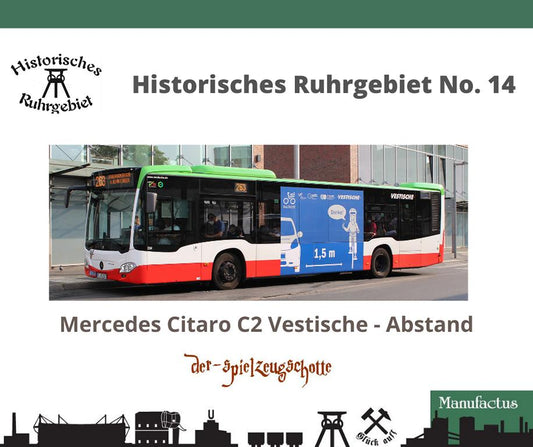 Mercedes Citaro C2 Vestische Straßenbahn - Abstand - Rietze Sondermodell