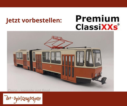 Tatra KT4, BVB Berlin, Straßenbahn, 1987 - 1:43 - Premium Classixxs PLC47187