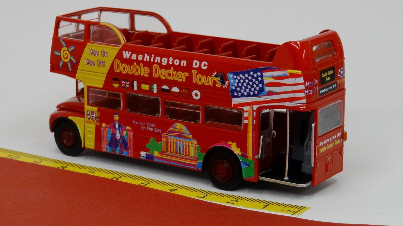 AEC Routemaster Sightseeing City tour Washington - Brekina 61115