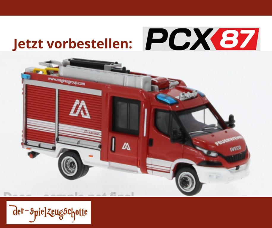Iveco Magirus Daily MLF Feuerwehr Vorführwagen - PCX87 870545