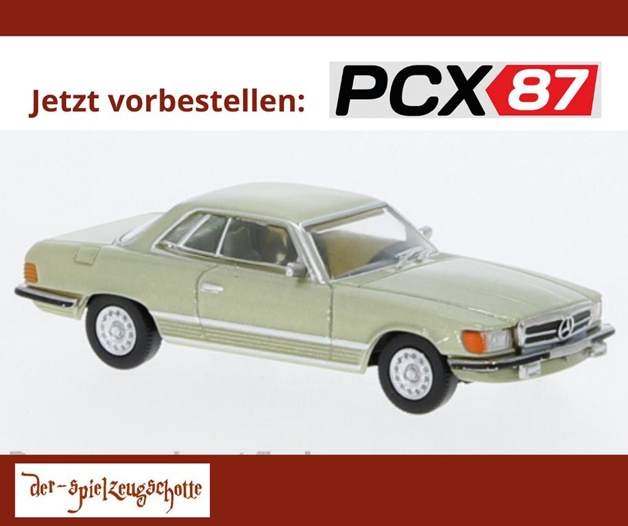 Mercedes SLC C107 1971 metallic hellgrün - PCX87 870477
