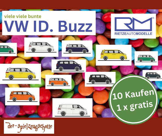 VW Volkswagen ID. Buzz Sparset: 10 kaufen - ein Modell gratis
