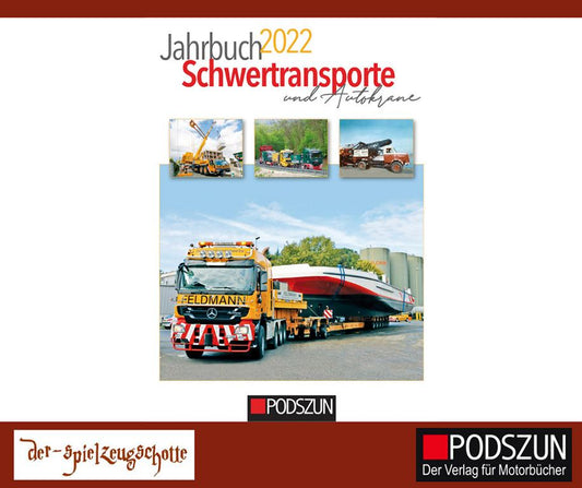 Jahrbuch 2022 Schwertransporte und Autokrane - Podszun Verlag