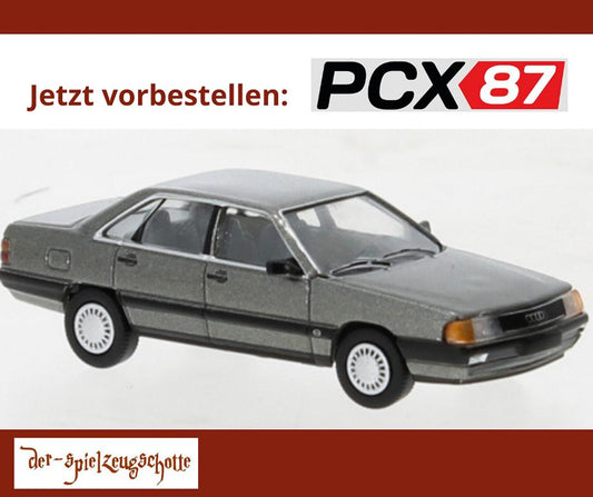 Audi 100 (C3) 1982 metallic dunkelgrau - PCX87 870439