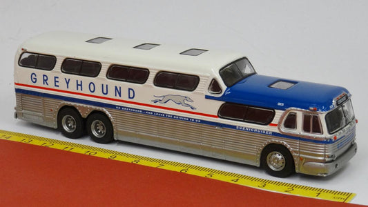 Greyhound Scenicruiser blau rot - Brekina 61302