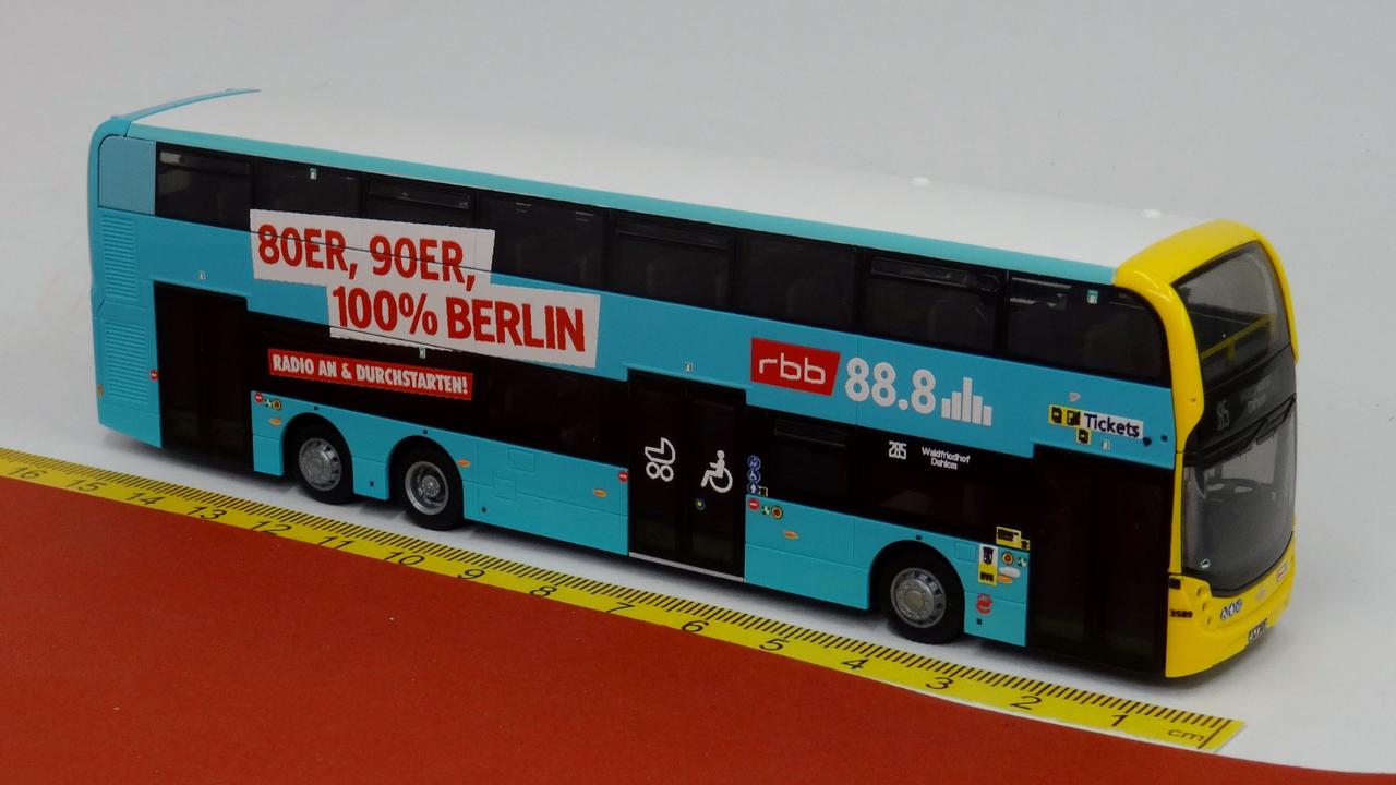 ADL ENVIRO 500 BVG Berlin Rbb 88,8 - Rietze 78009 – Spielzeugschotte