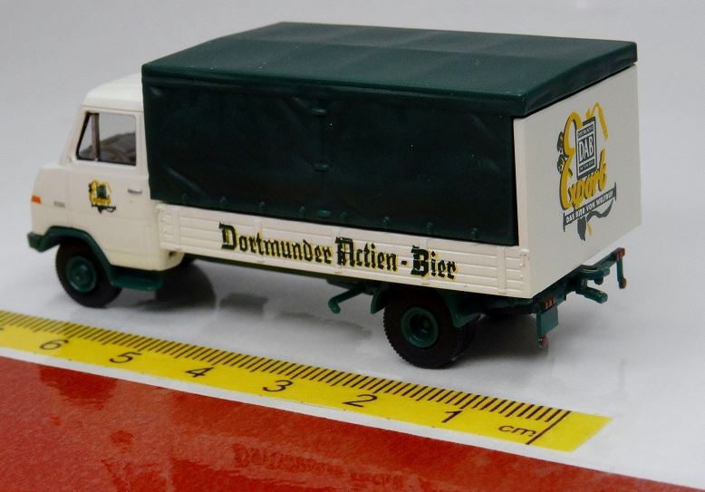 Brekina: Hanomag-Henschel F55 Getränkeaufbau DAB Dortmunder Actien Bier 37519
