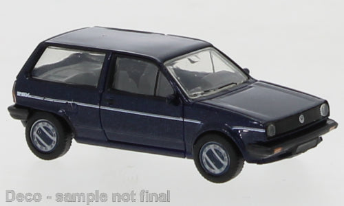 VW Volkswagen Polo II Fox dunkelblau 1985 - PCX87 870335