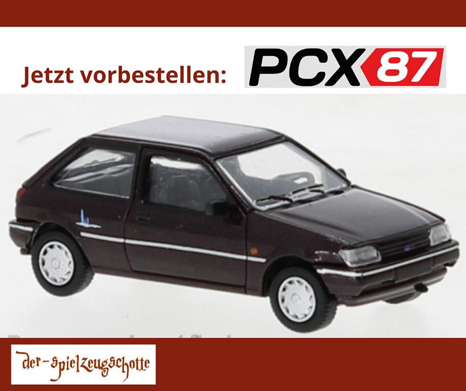 Ford Fiesta MK III 1989 metallic dunkelviolett - PCX87 870463