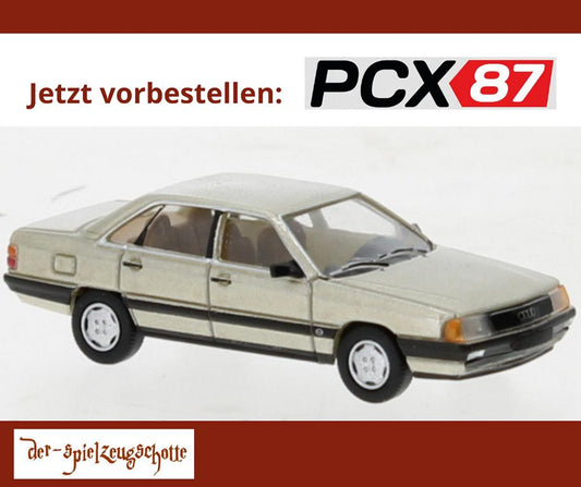 Audi 100 (C3) 1982 metallic beige - PCX87 870438