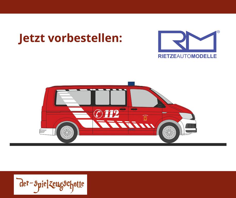 VW Volkswagen T6 Feuerwehr Potsdam - Rietze 53767