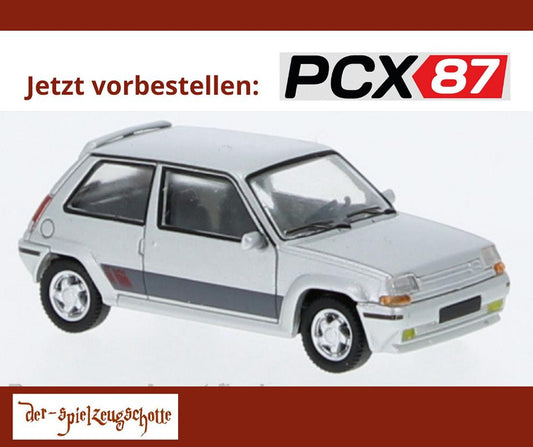 Renault 5 GT Turbo 1985 silber - PCX87 870299