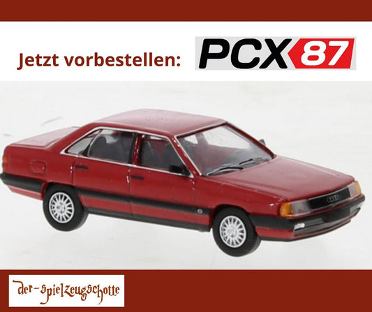 Audi 100 (C3) 1982 rot - PCX87 870437